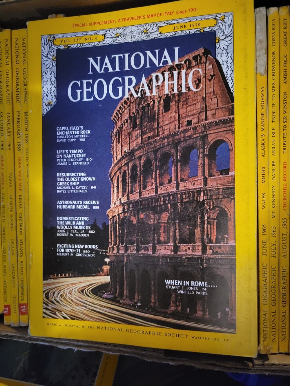 National geographic june 1970 vol 137 no. 6